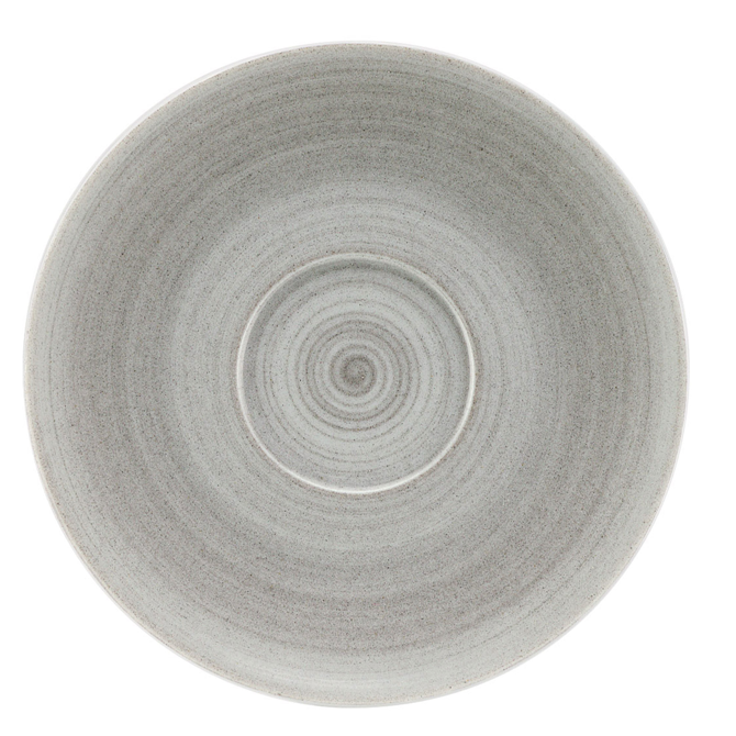 Modern Rustic Coupe Saucers Grey 12cm