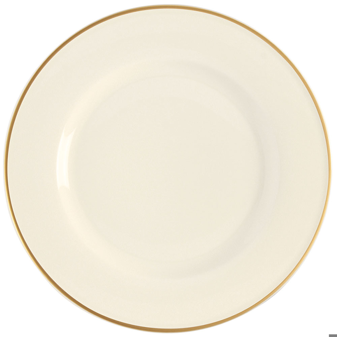 Academy Event Gold Band Flat Plate 25cm / 10inch