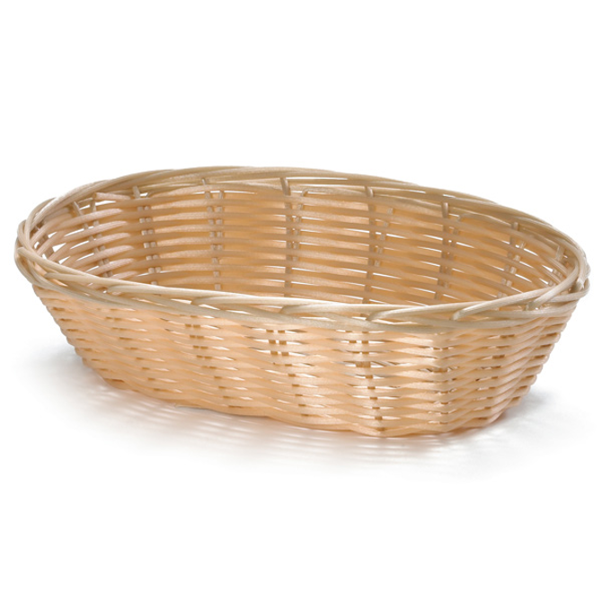 Handwoven Oval Basket Natural 9 x 6 x 2.25"