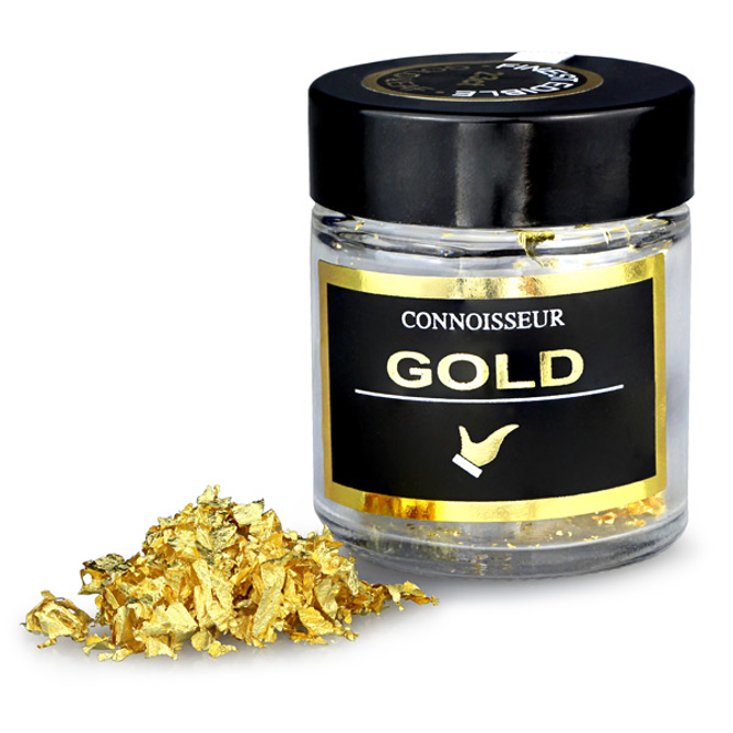 Edible Gold Leaf Flakes 23ct 100mg